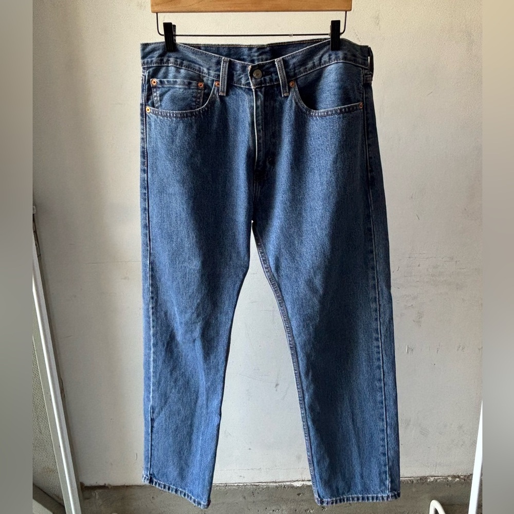 SOLD - Levi’s 505 34/30 men’s blue denim jeans. Excellent condition, like new.